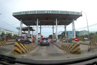Một trạm thu phí trên Quốc lộ 1K.