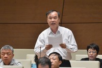 Đại biểu Trần Quang Chiểu phát biểu tại Quốc hội.