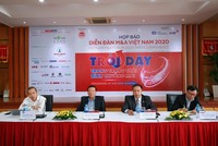 Diễn đàn M&A Việt Nam lần thứ 12 năm 2020 diễn ra cuối tháng 11/2020, với chủ đề “Trỗi dậy trong trạng thái bình thường mới”. Ảnh: Ban Tổ chức họp báo công bố sự kiện, sáng 5/11. Ảnh: Chí Cường