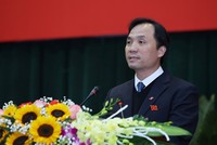 Bí thư Tỉnh ủy Hà Tĩnh Hoàng Trung Dũng vừa được HĐND tỉnh này bầu giữ chức Chủ tịch HĐND nhiệm kỳ mới.