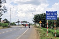 Trạm thu phí hoàn vốn cho Dự án BOT Mở rộng, nâng cấp Quốc lộ 14 qua tỉnh Đắk Lắk hiện hữu.