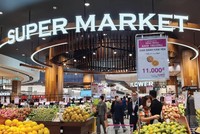 Tất cả các gian hàng tại AEON MALL Hải Phòng Lê Chân, đặc biệt là Trung tâm Bách hóa tổng hợp và siêu thị AEON, đã mở cửa đón khách. Ảnh: T.H