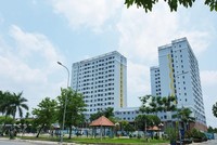 Nhiều cư dân phản ánh Chung cư Fresca Riverside mới đưa vào sử dụng nhưng có nhiều hạng mục đã xuống cấp (ảnh: Trọng Tín)