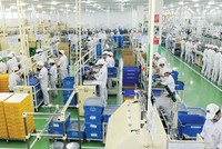 Các doanh nghiệp Nhật luôn chọn Việt Nam là điểm đến. Trong ảnh: Sản xuất tại Công ty UMC Việt Nam (Nhật Bản). Ảnh: Đ.T
