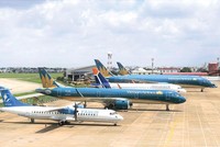 Vietnam Airlines đang đứng trước nguy cơ mất thanh khoản, nếu không được hỗ trợ tài chính kịp thời. Ảnh: A.M