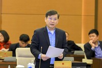 Viện trưởng Viện Kiểm sát nhân dân Tối cao Lê Minh Trí hồi âm ý kiến Thường vụ Quốc hội (Ảnh LH).