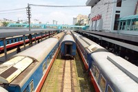 Tổng công ty Đường sắt Việt Nam (VNR) có một năm hoạt động sản xuất, kinh doanh bết bát, thua lỗ hàng ngàn tỷ đồng ảnh: đ.t