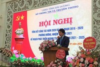 Ông Nguyễn Cao Thắng, Giám đốc Sở TTTT Hải Dương phát biểu khai mạc Hội nghị