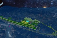 Phối cảnh cảng hàng không Sa Pa.