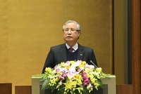 Thường trực Ban Bí thư Trần Quốc Vượng (Ảnh MA).