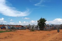 Dự án Nhà máy bột giấy và giấy Tân Mai Kon Tum bị cậm tiến độ nhiều năm qua. Ảnh: Linh Thái