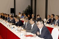 Đại biểu Khối các cơ quan Trung ương tham gia thảo luận các văn kiện Đại hội