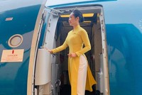 Tiếp viên trưởng Mai Nhật Lan (Vietnam Airlines) có nhiều trải nghiệm đón giao thừa trong những chuyến bay xa nhà.