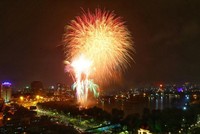 Mãn nhãn với màn pháo hoa chào năm mới Tân Sửu 2021