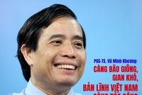 PGS-TS. Vũ Minh Khương: Càng bão giông, gian khó, bản lĩnh Việt Nam càng tỏa sáng