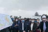 Bộ trưởng Bộ Giao thông Vận tải cùng đoàn công tác kiểm tra tiến độ thi công dự án thành phần cao tốc Bắc Nam phía Đông, đoạn Cao Bồ-Mai Sơn và Mai Sơn-Quốc lộ 45.