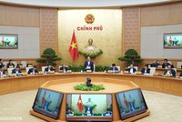 Một phiên họp thường kỳ của Chính phủ đương nhiệm.