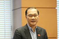 Chủ nhiệm Uỷ ban Kinh tế Vũ Hồng Thanh phát biểu tại phiên thảo luận tổ - (Ảnh Duy Linh)