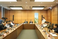 Chiều 25/3 Quốc hội đã thảo luận tại tổ về các báo cáo nói công tác nhiệm kỳ, bao gồm báo cáo của Chinh phủ - (Ảnh Duy Linh).