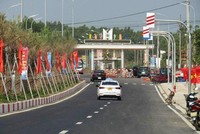 Đường nỗi QL1 vào cảng hàng không Phù Cát mới được Bình Định khánh thành và đưa vào sử dụng