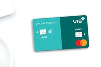 VIB Online Plus 2in1 là dòng thẻ đầu tiên tại Đông Nam Á tích hợp thẻ tín dụng và thẻ thanh toán