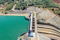 Công trình đập của Nhà máy thủy điện Ialy. Ảnh: tung fdy