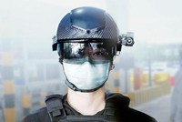 KC N901 - Chiếc mũ phát hiện thông tin, thân nhiệt người trước mặt