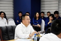 Ông Phạm Anh Đức -Tổng giám đốc Bảo hiểm PVI tại buổi họp sơ kết quý I/2021