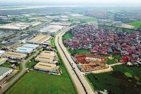 Nhu cầu đất sản xuất lên cao đang khiến giá thuê đất trong các khu công nghiệp trên cả nước tăng theo. Ảnh: Lê Toàn