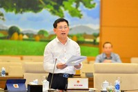 Bộ trưởng Bộ Tài chính Hồ Đức Phớc trình bày lý do đề nghị bổ sung kinh phí.