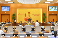 Phiên họp chiều 27/4 của Uỷ ban Thường vụ Quốc hội .