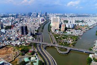 Đại lộ Võ Văn Kiệt kết nối các quận của trung tâm TP.HCM (Ảnh minh hoạ: Lê Toàn).