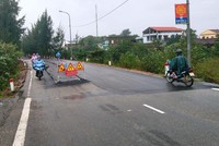 Một đoạn Quốc lộ 49 qua Thừa Thiên Huế.