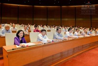 Quốc hội biểu quyết thông qua Bộ luật Hình sự sửa đổi với tội danh "cố ý làm trái" đã được cụ thể hoá ở các điều luật mới.