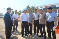 Lãnh đạo tỉnh Phú Yên kiểm tra công tác giải phóng mặt bằng dự án nâng cấp, cải tạo Quốc lộ 25.