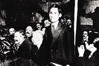 Người thanh niên yêu nước Nguyễn Ái Quốc phát biểu tại Đại hội Đảng Xã hội Pháp họp ở TP. Tours, tháng 12/1920. Ảnh: tư liệu