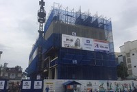 Dự án The Summit Building lúc chưa hoàn thành.