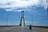 Cầu Nhật Lệ 2 bắc qua sông Nhật Lệ tại TP. Đồng Hới, Quảng Bình.