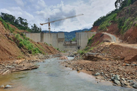 Thủy điện Tr'Hy trên địa bàn huyện Tây Giang xây 13 năm đến nay vẫn chưa xong