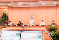 Phiên họp BCĐ phòng, chống dịch Covid-19 Hà Nội được tổ chức sáng nay sau khi phát hiện 10 ca mắc Covid-19 mới.