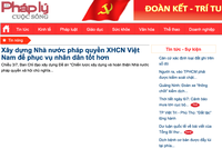 Trang thông tin http://phaplycuocsong.vn bị xử phạt 75 triệu đồng.