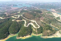 Khu vực thực hiện Dự án Khu đô thị thương mại, du lịch, nghỉ dưỡng sinh thái Đại Ninh. Ảnh: D.K