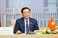 Chủ tịch Quốc hội Vương Đình Huệ. (Ảnh TTXVN).