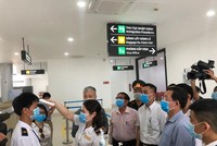 Lãnh đạo tỉnh Bình Định kiểm tra công tác phòng chống dịch Covid-19 tại sân bay Phù Cát