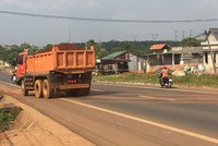 Một đoạn Quốc lộ 14 qua Đắk Nông.