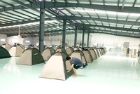 Không phải doanh nghiệp nào cũng đủ điều kiện thực hiện 3 tại chỗ. Trong ảnh:Công ty TNHH Daikan Việt Nam ở Khu công nghiệp Amata (TP.Biên Hòa) áp dụng “3 tại chỗ” để phòng chống dịch bệnh Covid-19. Ảnh: Hương Giang