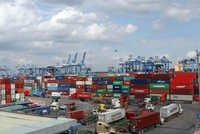 Quang cảnh cảng Cát Lái, Thành phố Hồ Chí Minh. Ảnh: Tiến Lực/TTXVN