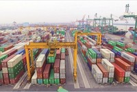 Doanh nghiệp đang rất cần được tháo gỡ khó khăn để duy trì sản xuất ổn định, hàng hóa được lưu thông thông suốt. Trong ảnh: Cảng Đình Vũ. Ảnh: Đ.T 