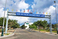 Một góc Khu đô thị du lịch biển Phan Thiết, trước đây là sân golf Phan Thiết