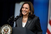 Phó tổng thống Mỹ Kamala Harris. Ảnh: AFP
